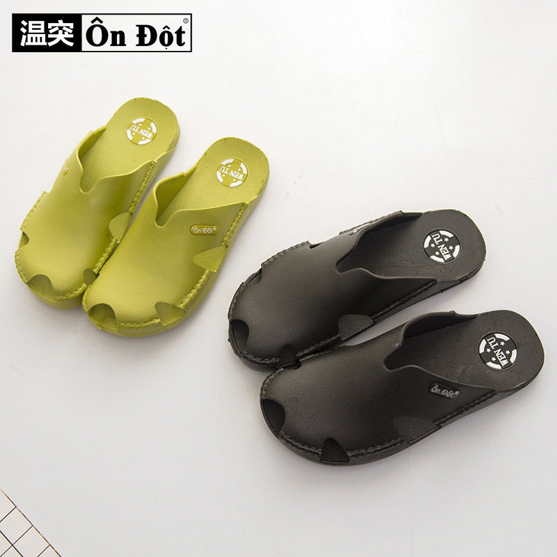 Genuine Vietnam Wentu summer home couple hole shoes men's outdoor Baotou beach shoes non-slip women's slippers