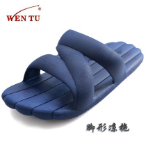 Vietnam Imported Rubber Bathroom Slippers Feet Shape Slippers Summer Non-slip Lovers Cool home slippers sandals slippers