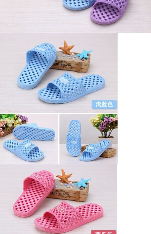Dép Việt Nam mát-xa mềm mại nam nữ mùa hè rò rỉ phòng tắm khô nhanh không hôi chân đôi phòng tắm cao su chống trượt dép nam quai ngang