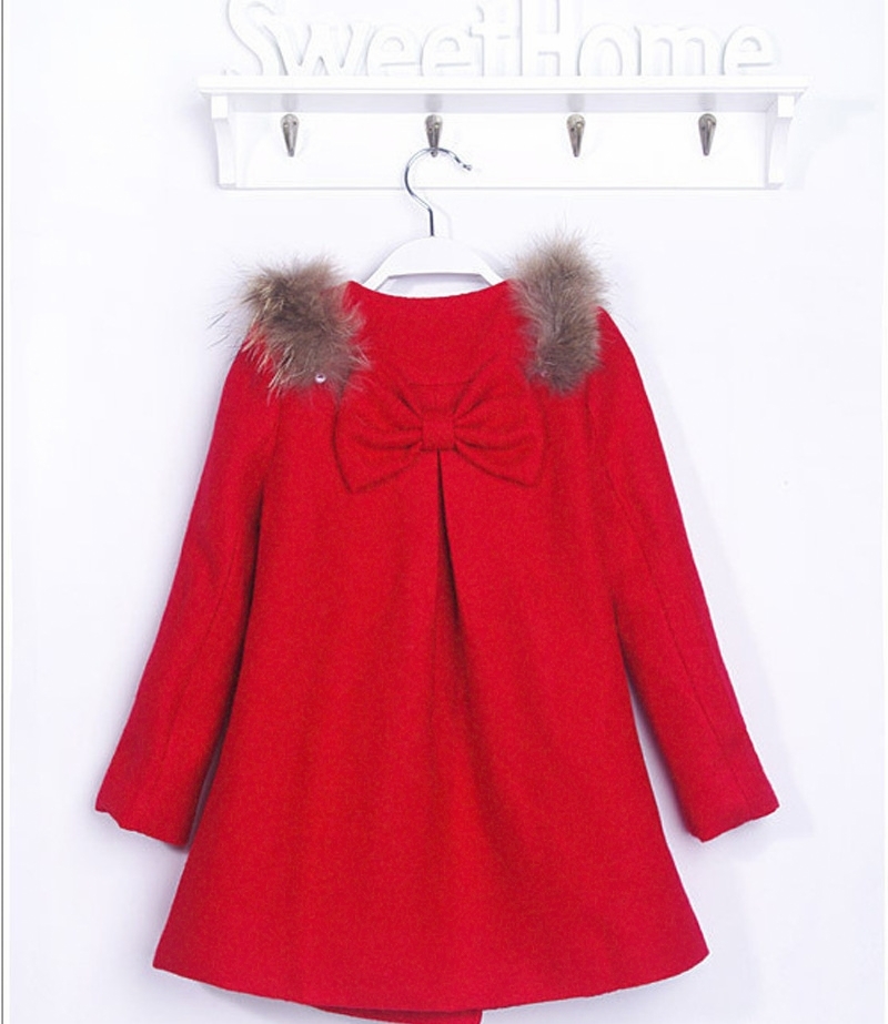 Manteau pour fille en cachemire - Ref 2161525 Image 24