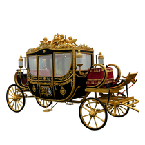 Customized Ironwork Royal Carriage Real Estate Events Wedding Photography Electric Touring Carriage Picture Production