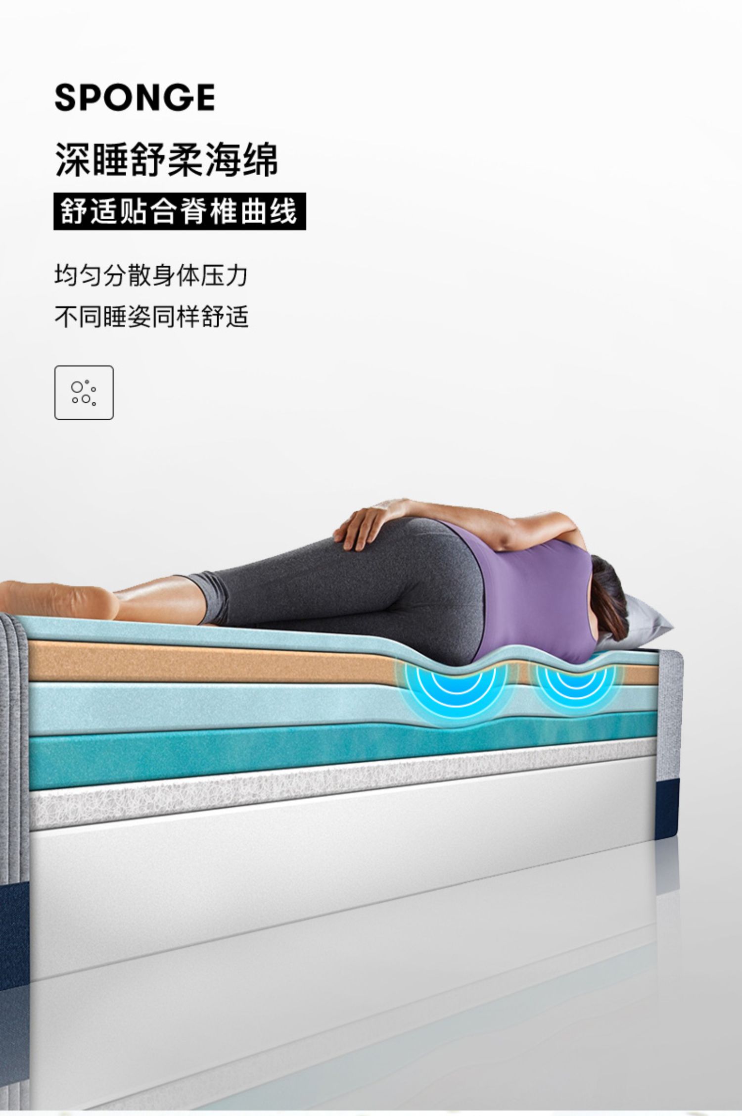 Serta / Mỹ Serta nệm lò xo Duke mủ dày miếng đệm cứng Simmons chính thức 1.8m cửa hàng flagship - Nệm kymdan nệm