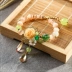 Rose vòng chân nữ retro phong cách quốc gia giả opal chân trang sức gợi cảm Sen loạt hoang dã thả kính chân chuỗi lắc chân nữ pnj Vòng chân