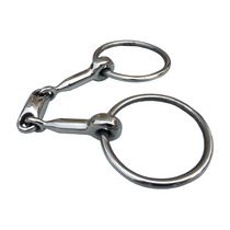 Stainless steel horse chewy equestrian supplies Moral armature three mild O-type horse with 14cm