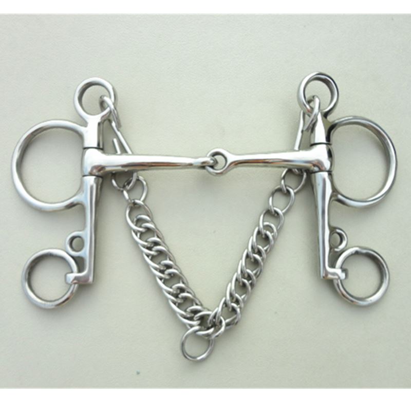 Harness British stainless steel horse armature 12.5cm horse chewy horse harness mouth armature equestrian supplies