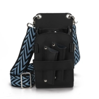 Черная (5-битная) кожаная модель с широкой паутиной ZP014