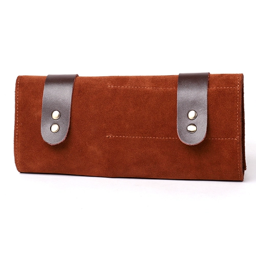 Машинка для стрижки волос, матовые ножницы, кожаная маленькая сумка клатч, складная сумка