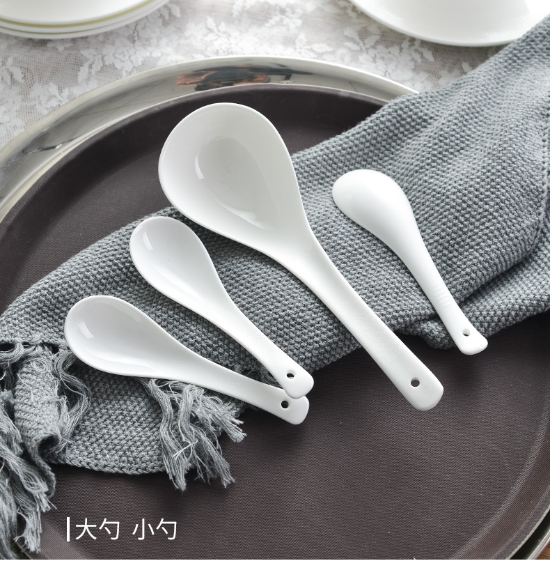 Bread and butter of household ceramic bowl porringer individual bowls relief rice bowl to eat Chinese dishes Nordic ipads porcelain tableware