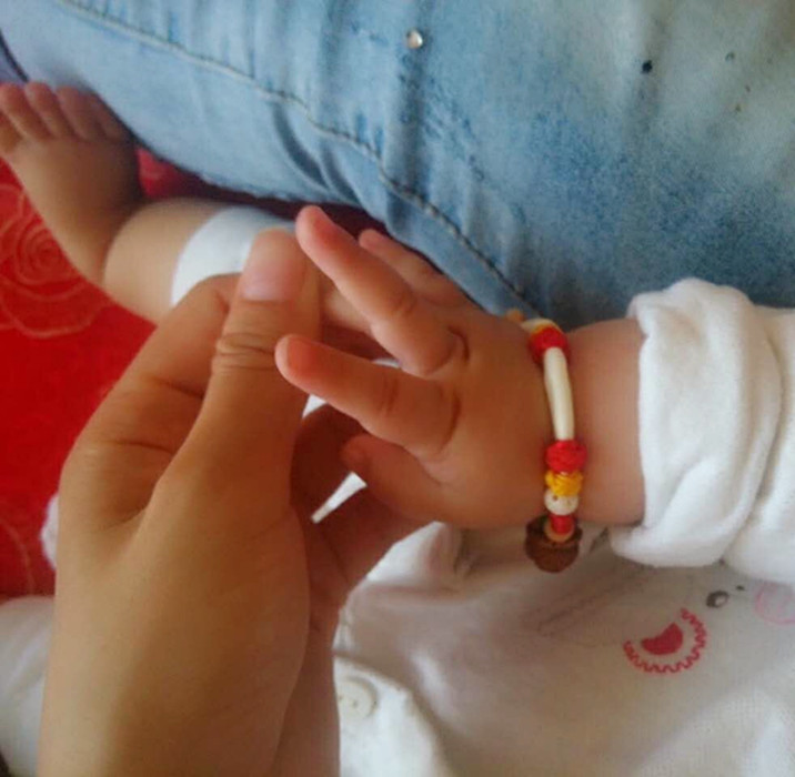 Em bé sơ sinh ác quỷ sốc sợ sợ dây đỏ vòng tay chó răng đào đào hạt nhân cung hoàng đạo xương lợn - Vòng chân vòng chân nhảy múa
