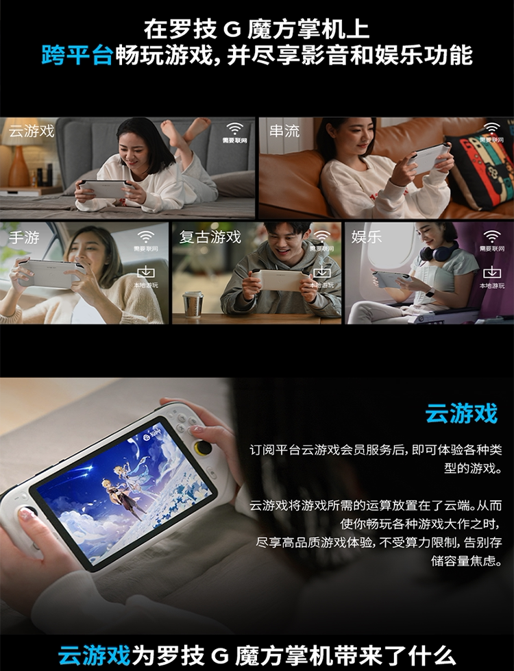 Logitech G CLOUD Handheld: Stream PC/Console Games Anywhere! - Detail image 3