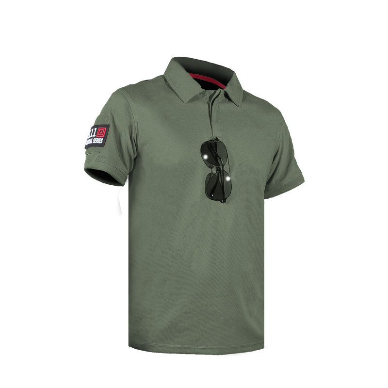 Summer wind speed dry tactical short sleeve outdoor men's T blood Special Forces lapel polo shirt short sleeve tactical T-shirt T-shirt