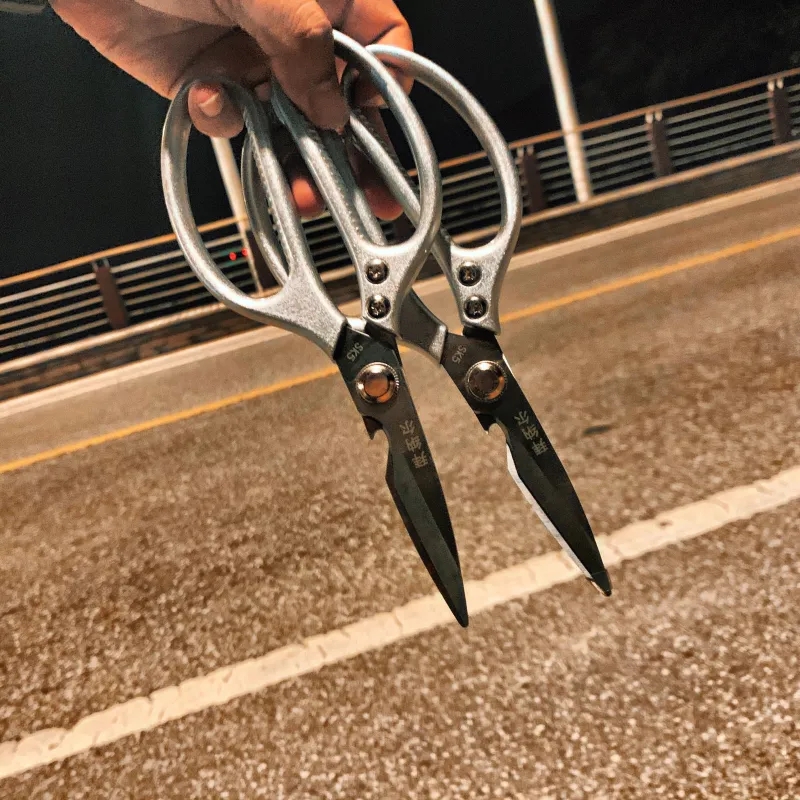 Day Goods Upgraded Version Aluminum Alloy Stainless Steel Kitchen Powerful Scissors Home Multifunction Chicken Bone Scissors 