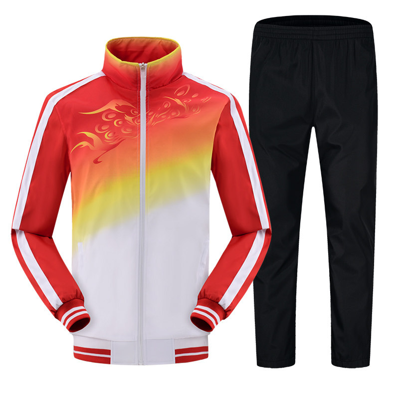 Spring and Autumn Chinese team badminton clothing sportswear suit men and women training group clothing track and field clothing competition appearance clothing