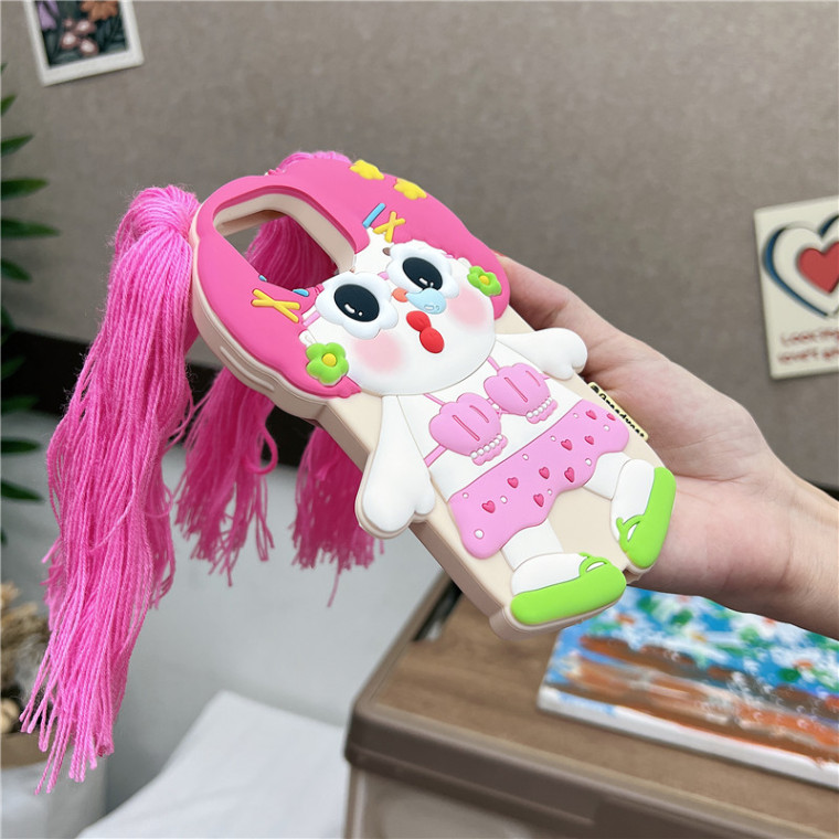 Funny 3D Cartoon Cute Girls 15, 14, 13, 12, 11 iPhone Case