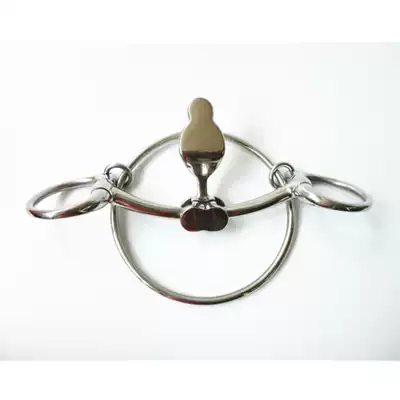 New stainless steel horse chew big ring horse horse harness armature equestrian supplies