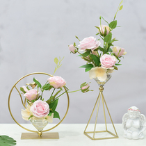 ins Nordic wind silk false floral art pendulum piece living room tea table simulation bouquet furnishing home shop window