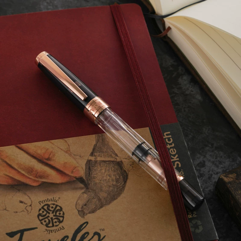 TWSBI Sanwen Hall 580 Rose Gold Pen Diamond580RG Limited Pistons Pistons High Capacity