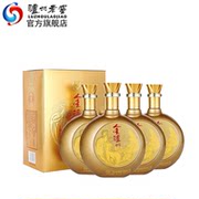 双11预售！泸州老窖礼品酒 金泸州 金醉月52度白酒999ml*4瓶