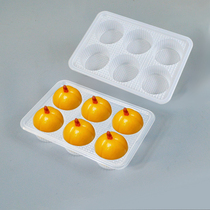 Egg Yolk Crisp Packaging Tobox 6 G Green Bean Cake Grand Fu Snowy Bridesmaid Pastry Clear Fruit Green Group Rectangular Bottom Tray