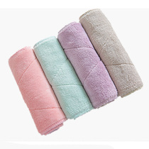 5 rags thickened absorbent non-hair loss non-oily cleaning cloth kitchen housework cleaning dishwashing cloth hand towel