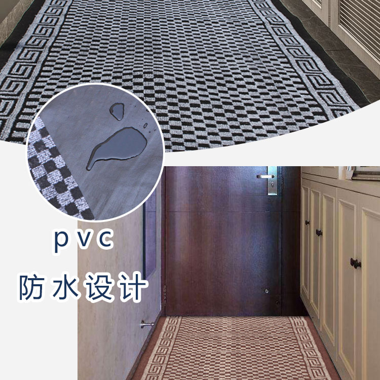 Tấm thảm chùi chân vào thảm tiền sảnh nhà có thể cắt thảm sàn lối vào hành lang phòng khách chà đất thấm thảm không trơn trượt - Thảm thảm đẹp
