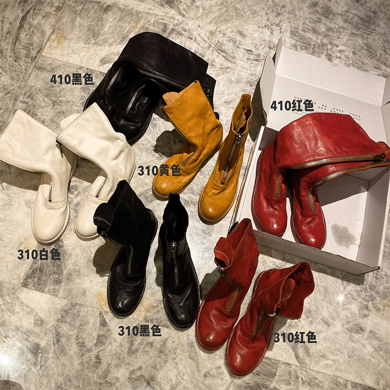 (Spot) Ghost Emperor pl2 Boots 310 Martin Boots Guidi Short Boots Female Internet Celebrity British Style Retro