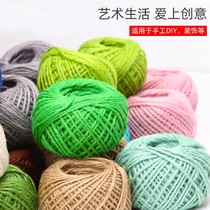 Colourful Hemp Rope Pendant Rope Clip Photo Rope Clip Three Strands Hemp Rope 50 m Nursery Handwoven Diy Material