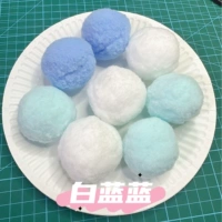 5 см. Смешанный цвет [белый и синий] 18 штук 3 цвета/нет активности