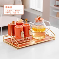 [Прямое тело] 1,8 л+4 стакана ложки+поднос+стакана
