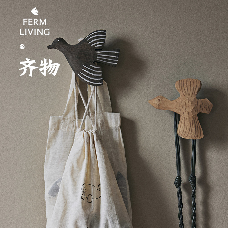 Danish Fermliving Billie Bird Hook Bird Hook Nordic Wall Decoration Pendant