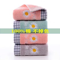 Pure Cotton Towel Hot Pin Chart Wash Face Home Pure Color Soft Absorbent Bath Towels High Yang Towel Gift Towel Full Cotton