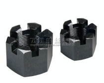 Steel GB6178 slot type nut slotted screw cap with grooved hexagonal nut 6 8 in carbon steel m8-m36