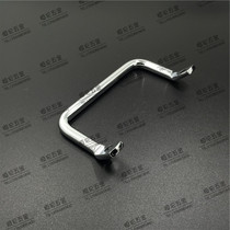 304 Stainless Steel Double Bend Handle Drawer Industrial Case Corner Type Diagonal Handle Diameter 8 Central Hole 100