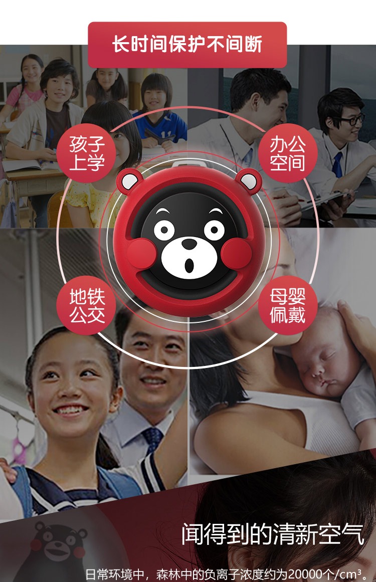 tác hại của máy lọc không khí CoClean Kumamoto mang máy lọc không khí cầm tay ion âm ngoài khói bụi ngoài khói thuốc lá chống cúm formaldehyd máy lọc không khí rozabi