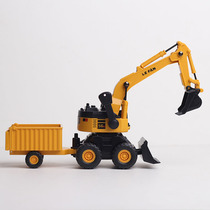 Hand rocking with drag bucket Excavator Boy Baby Multifunction Inertial Digger Engineering Car Children Excavator Toy Car