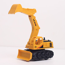 Lefan psyching long arm excavator resistant to fall running engineering car small toy children boy baby boy inertia digger