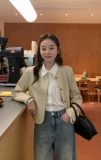 TG Korean Temprament Fashion Одиночная кожаная одежда