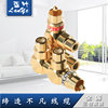 Pure Copper Lotus Three-Way Connector Audio Rca Splitter One Male to Two Female Av Lotus Splitter Adapter