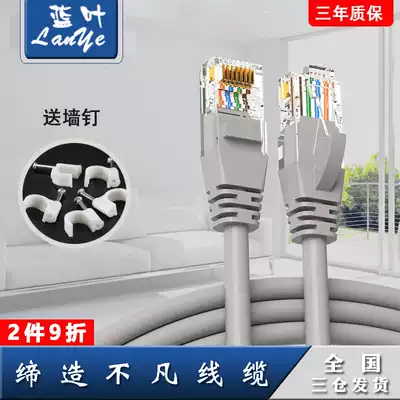 A blue wang lu xian home Super Six five 6 types of indoor and outdoor computer kilomega high speed broadband wang lu xian joint