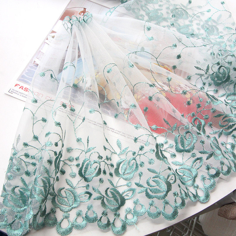 Sofa Curtains Lace lace accessories Accessories Hemline Decorative drapes Curtain Heads Embroidered Lace Lace