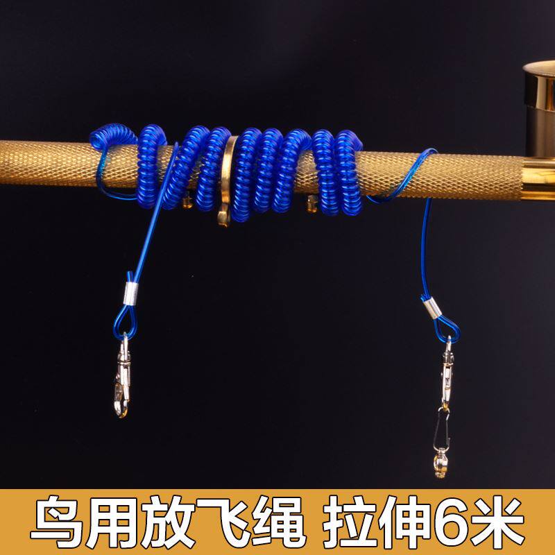 Parrot flying rope steel core copper foot ring bird with out elastic rope traction rope parrot flying rope training rope