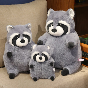 Cute and Adorable Raccoon Plush Toy, Panda Doll, Children's Rag Doll, Girl's Birthday Gift, Pillow