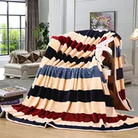 Chăn flannel mùa đông dày chăn giải trí cộng với nhung ấm pháp luật ren đôi chăn san hô chăn lông siêu nhẹ