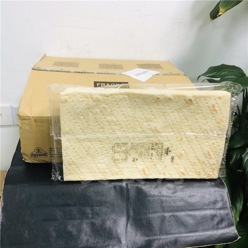 Mccienrawass Square Thin Bread 6 Pieces Bag Whole Box 8 Packs Thin Pizza Cake Bottom Semi-finished Pancake Bottom