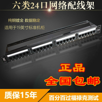 Xin Tuwei Ultra Five Categories 24 Mouth Network Six Types one thousand trillion Matching Wire Rack Engineering Gold Plated 24 Straight General Formula Wire Fixing Frame