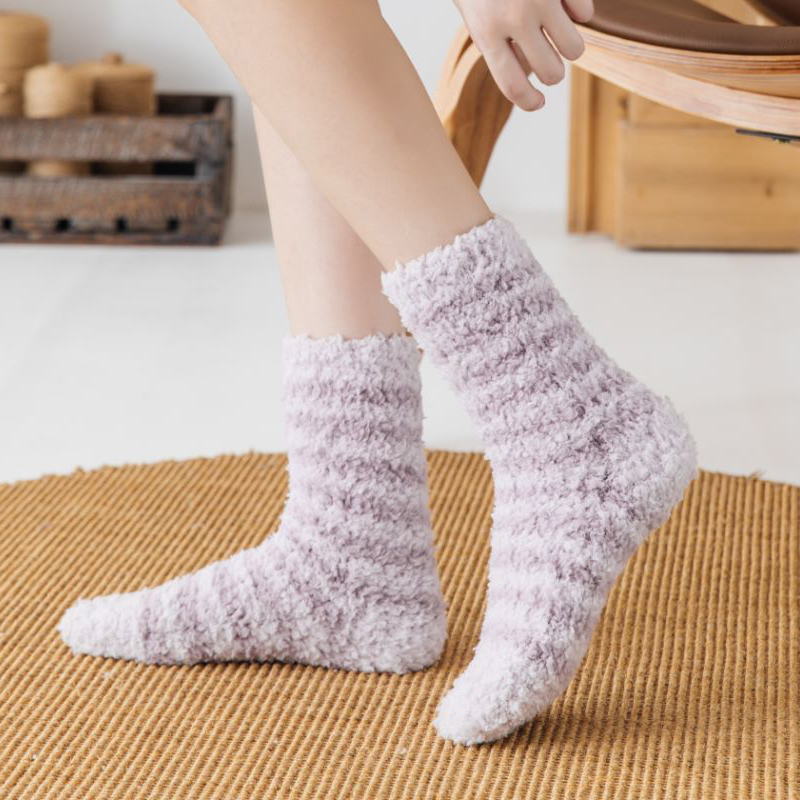 Pregnant woman socks loose with thickened lint with soft and non-footed maternal medium-high cylinder Sleep Sox Winter Sox Sox