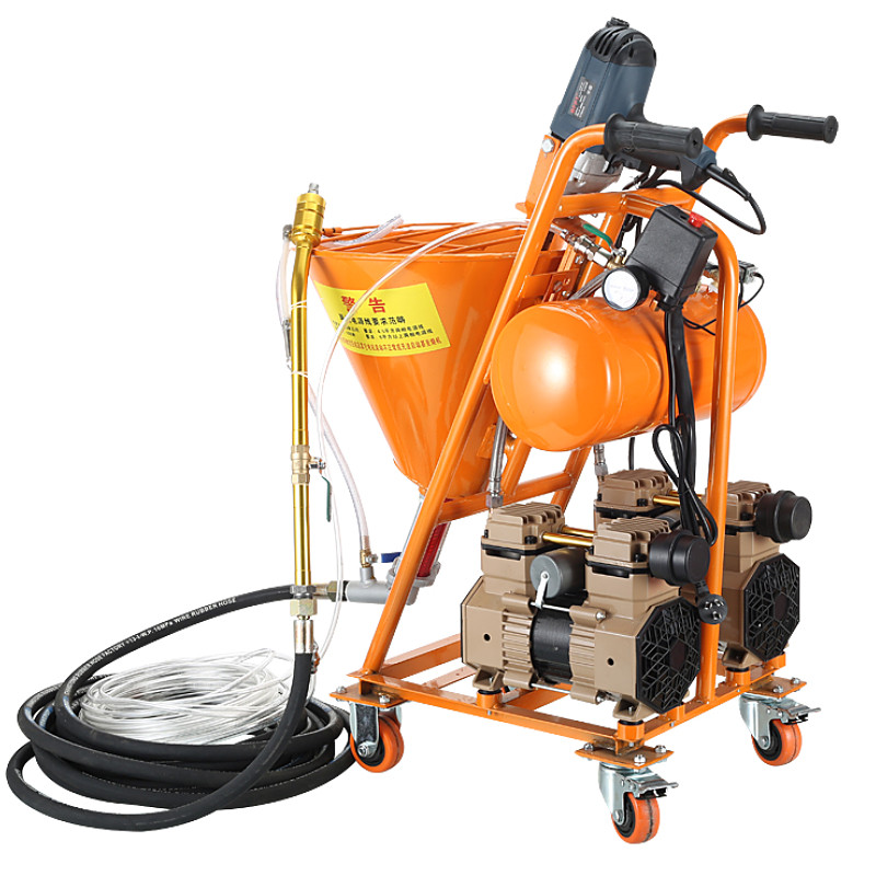 Industrial grade high-pressure spraying machine Waterproof batch soil powder real stone paint JS polyurethane multi-functional high-power spraying machinery