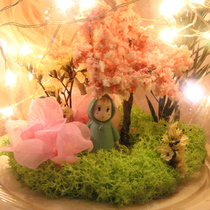 Crystal glass light night light DIY handmade material bag parent-child activities