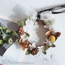 Eternal life flower diy material package Dried flower natural plant car hanging decoration gift warm field 4S shop activity material