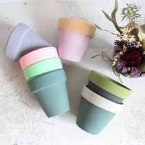 Yongshenghua flower arrangement colorful pottery cup (trumpet)